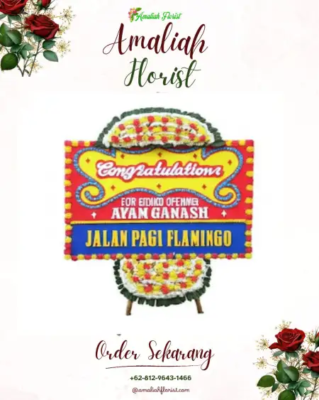 Sewa Papan Bunga Suka Tangai